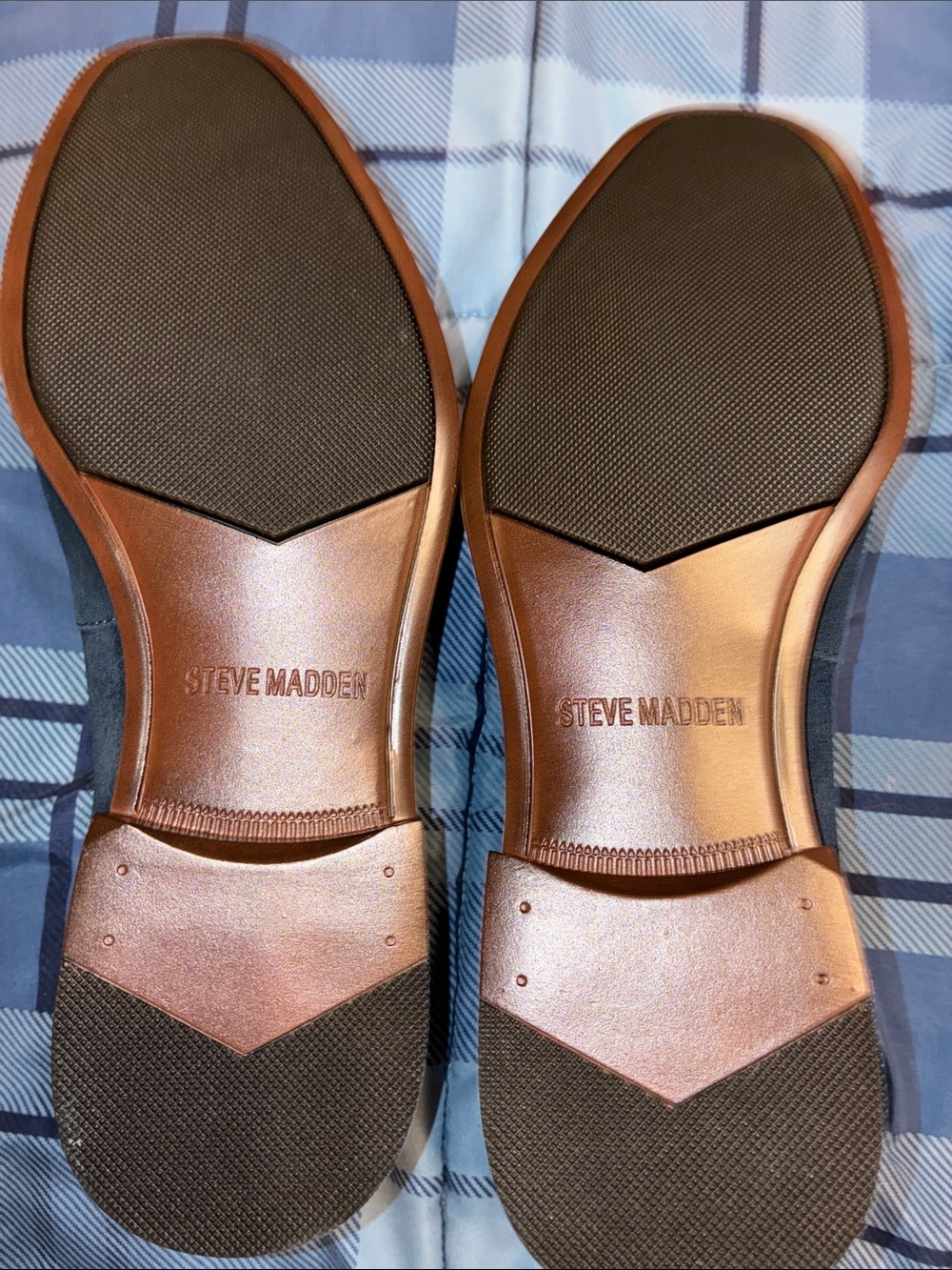 NEW Steve Madden Gaddis men’s shoes size 8 navy - Picture 13 of 14